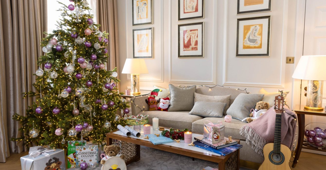 Cosy, decorated living area at The Langham