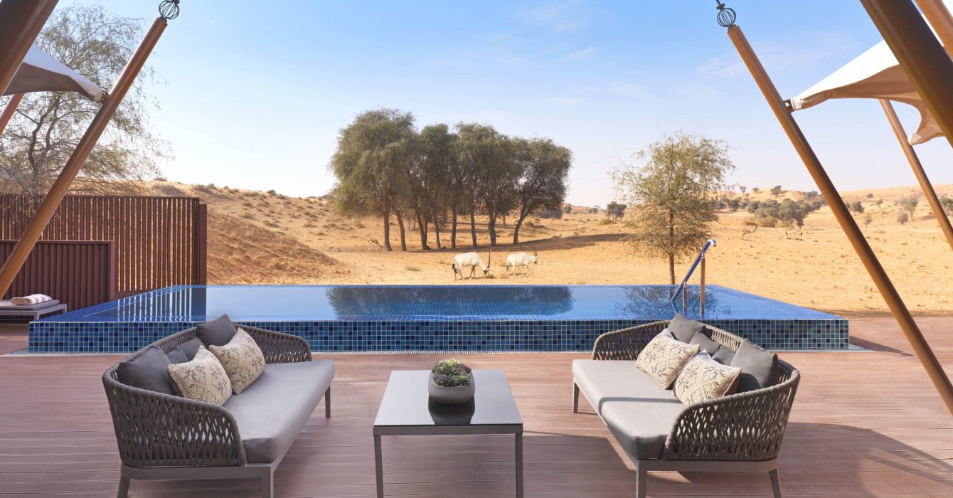 RCAWD Al Sarab Desert View Exterior Pool Terrace Lounge