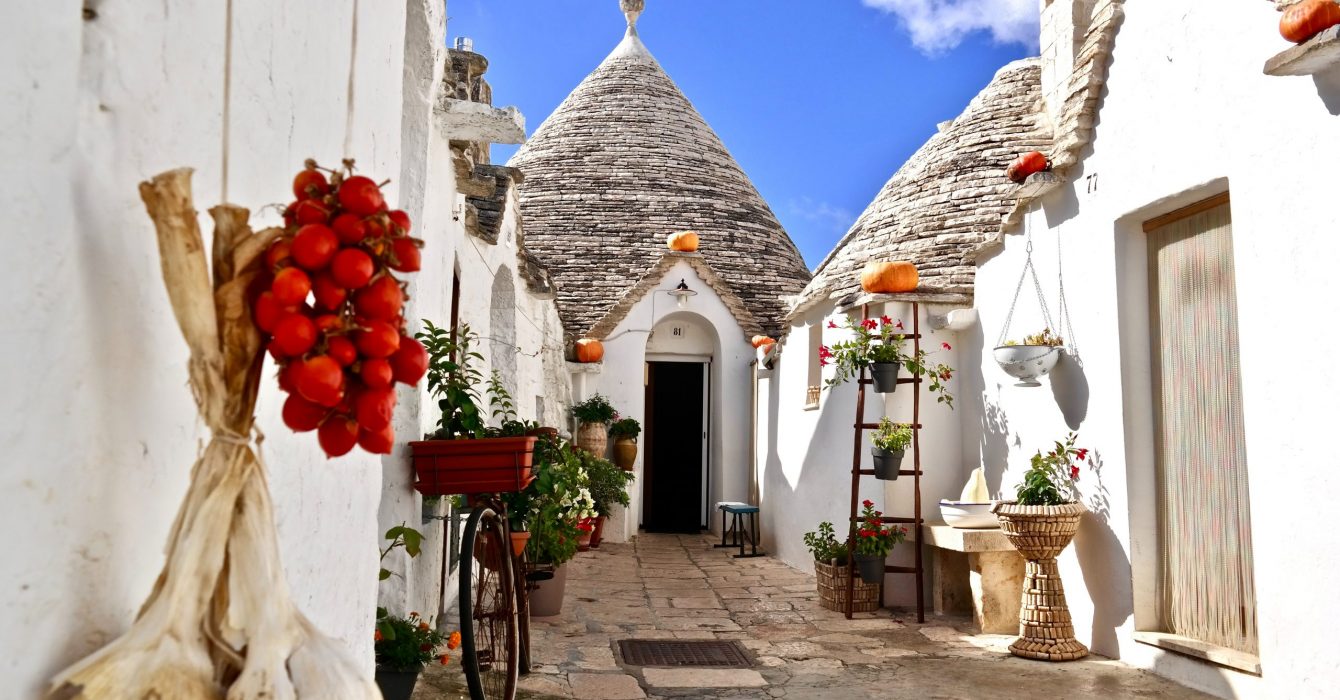 A picturesque street in Greece.